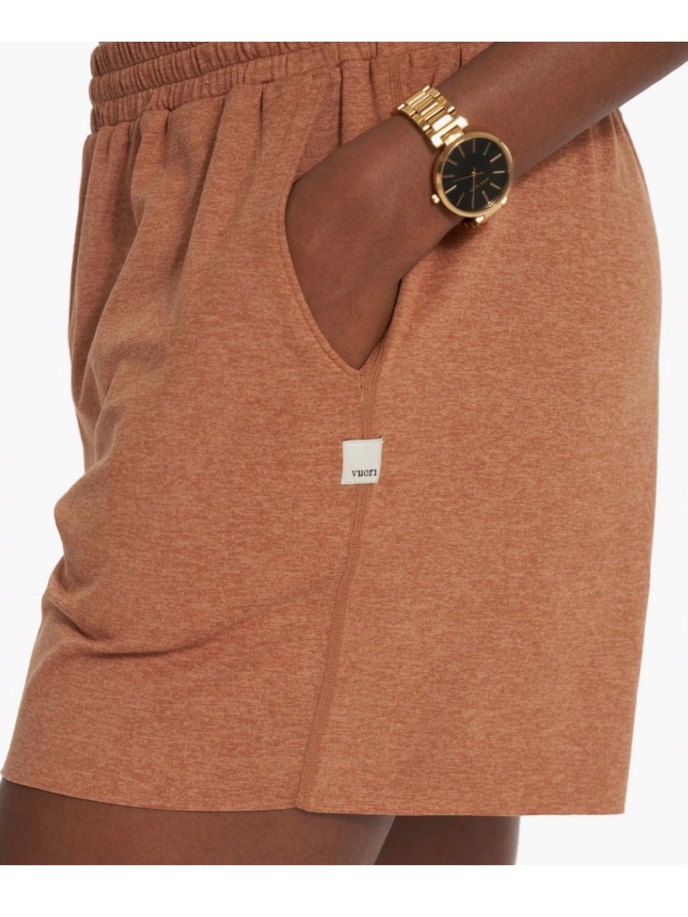 VUORI Boyfriend Short in Palo Santo Heather Size S